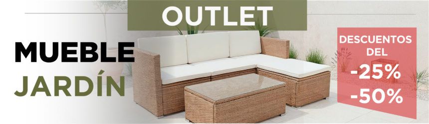 Oferta Outlet Mueble Jardín 2026