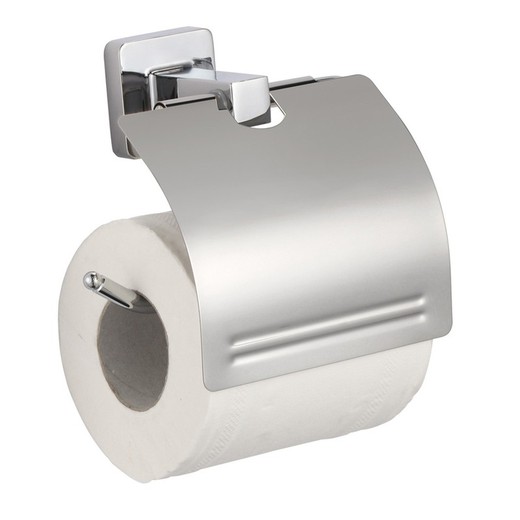 Accessoires de salle de bain MSV Lucca Porte-rouleau de papier toilette Chrome Lucca