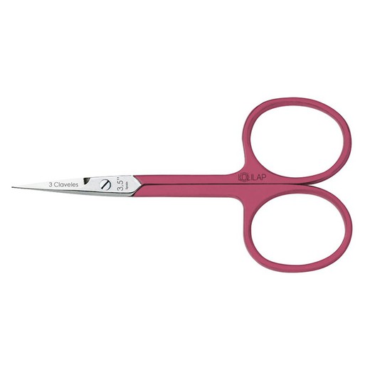 Acessórios para manicure 3 CLAVELES Lolilap. Tesoura de manicure curva 3,5" D Lolilap