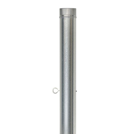 Accesorios extracción humos estufa serie galvanizada Tubo Llave Galvanizado  Ø110 L  1 Mt