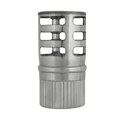 Accessoris extracció fums estufes PELLET sèrie inox Terminal Recte Pellet Inox 316 Lø 80 Mm.