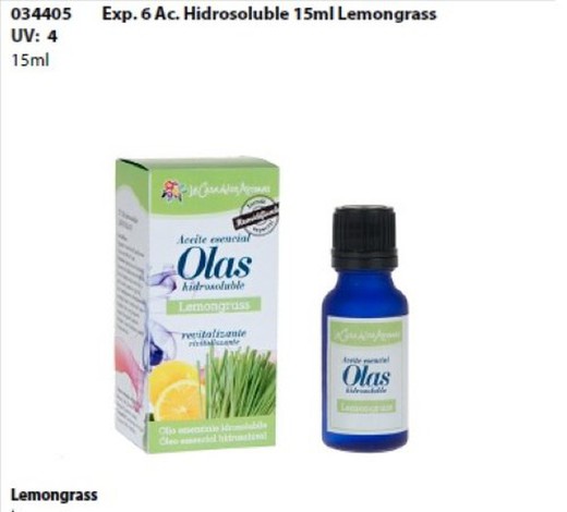 Aceite Hidrosoluble 15 M Lemongras 34405