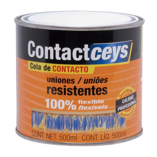 Adhesivo contacto CEYS Contactcyes. Contactceys En Bote 1/2 L. Ceys