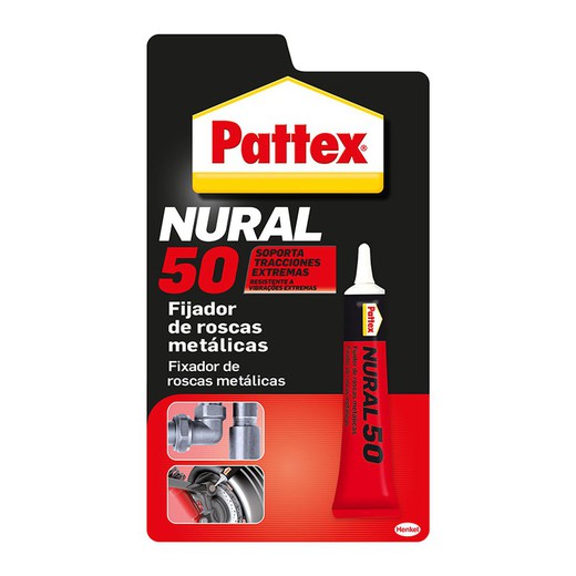 Adhesiu fixa-rosques metàl·liques PATTEX Nural 50 Nural 50 10Ml.