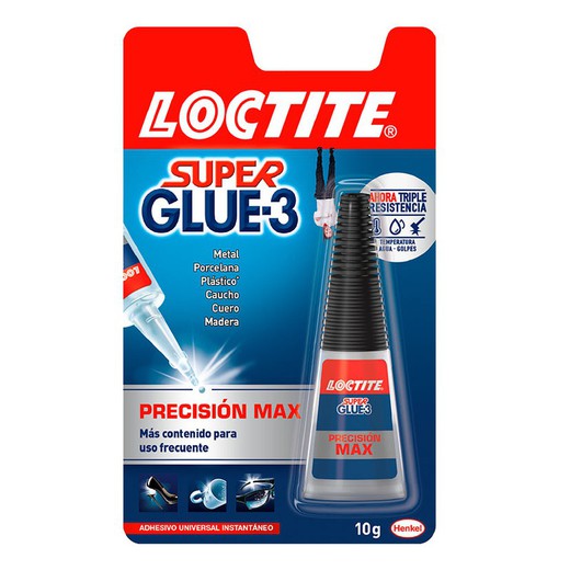 LOCTITE Super Glue-3 Adhésif Instantané Super Glue 3 Adhésif 10 Grs.