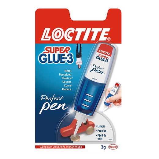 Adhésif instantané LOCTITE Super Glue-3 Perfect Pen. Stylo Loctite Perfect 3 Gr