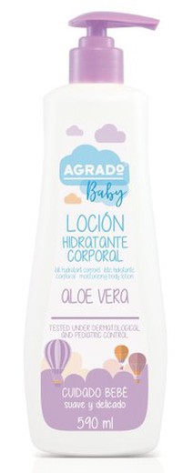 Agrado Baby Locion Dosif Hidra. Aloe 590