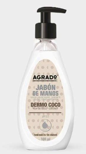 Agrado Jabon Manos Dosif. Coco 500Ml