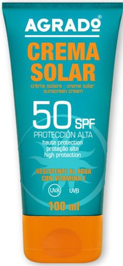 Agrada Solar Crema Tub 100 Viatge Fp-50