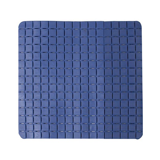 Tapis de bain/douche antidérapant HABITEX Quadro. Quadro Tapis De Bain 54X54Cm. bleu