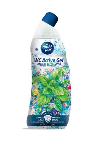 Ambipur Wc Gel Limpia Perfume Menta 750