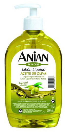 Anian Jabon Manos Dosif.Aceite Oliva 500