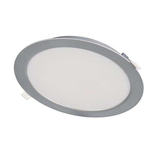 Aplique Redon.Empot. 6500K Led 18W Plata