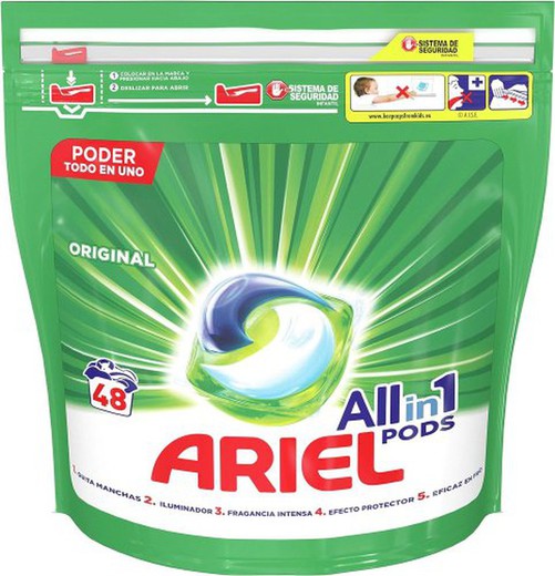 Ariel 3En1 Pods (48 Dosis)