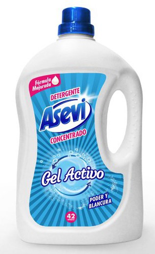 Asevi Detergente Gel Activo 3 Lt (42D)