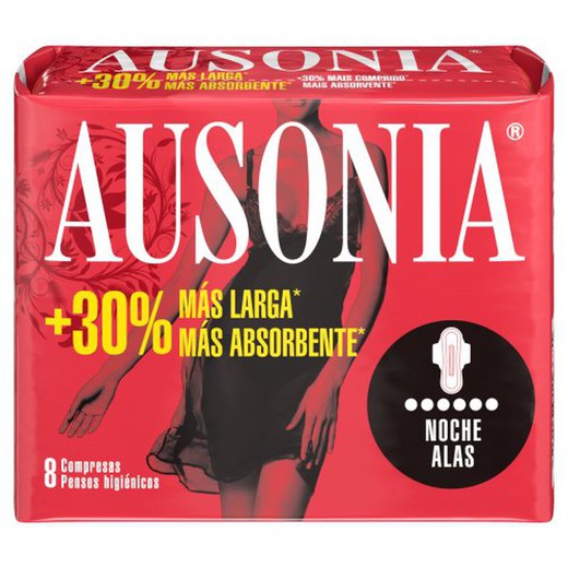 Ausonia Air Dry Noche Alas (8+1)