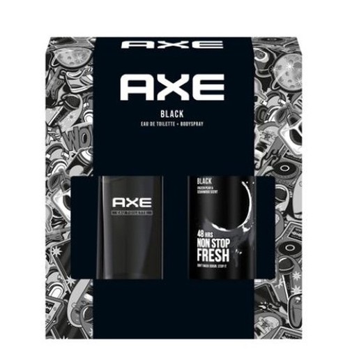 Axe Estuche Black (2 Piezas )