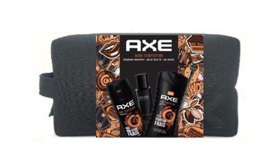 Bolsa de toalete Axe Dark Temptation (3 peças)