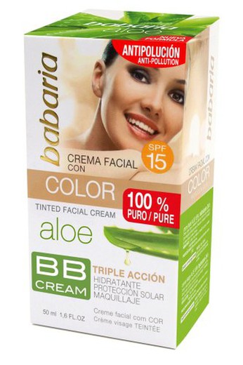 Babaria Aloe Crema Bb Color 50 F15