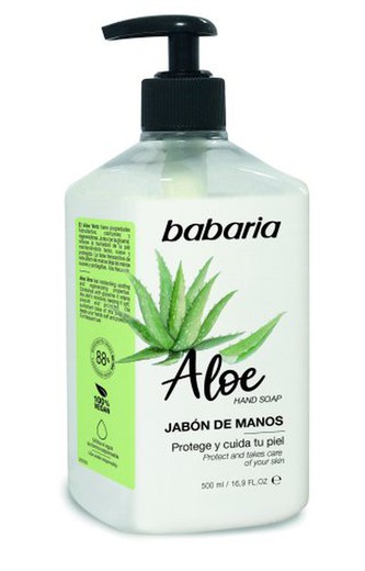 Babaria Aloe Jabon Manos Aplicador 500