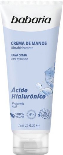 Babaria Crema Manos 75 Acido Hialuronico