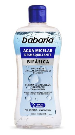 Babaria Face Agua Micelar Bifasica 400