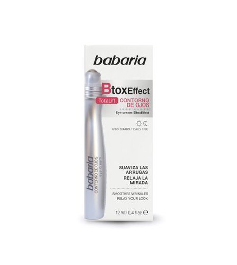 Babaria Face Crema Botox Contorno Ojos12