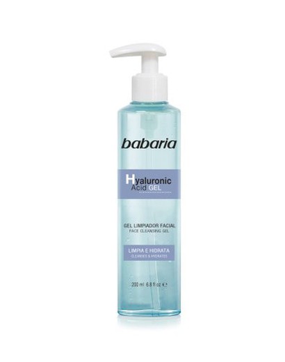 Babaria Face Gel Limpiador Facial Hyalur