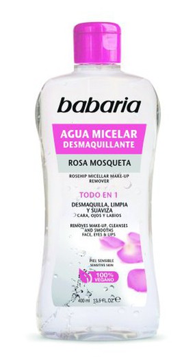 Babaria Rosa Mosq. Agua Micelar 400