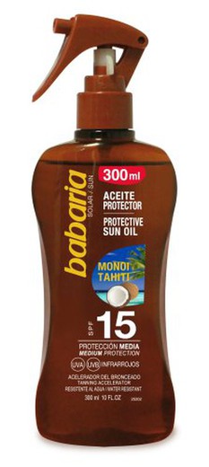 Babaria Sol Aceite Coco Pistola 300 F-15