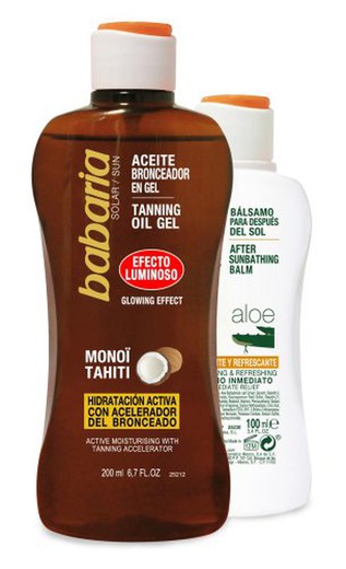 Babaria Sol Aceite Gel Luminoso 200+Afte