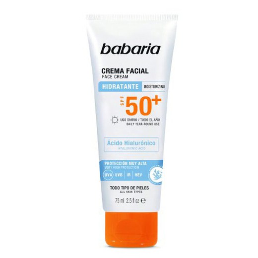 Babaria Sol Crema Facial 75 F50+ Hidrata