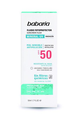 Babaria Sol Crema Facial Mineral S50 F50