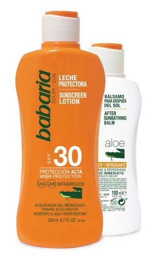 Babaria Sol Leche Aloe 200 F-30+After100