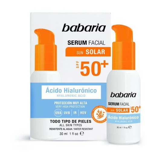 Babaria Sol Serum Facial Hialur 30 F50+