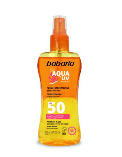 Babaria Sol Spray Aloe Bifasica 200 F-50