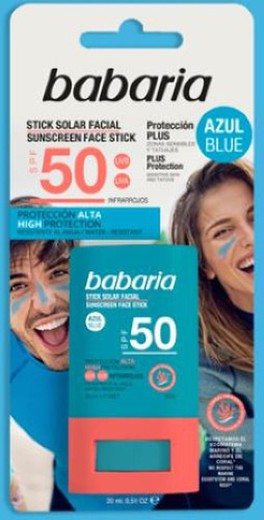 Babaria Sol Stick Facial Azul F-50 20