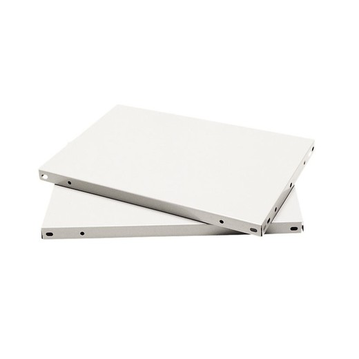 Balda metal blanca estantería modular SIMON RACK Panel Metalico  100X40 Cm Blanco
