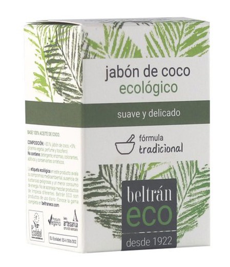 Tablette de savon à la noix de coco Beltran Eco 240Gr