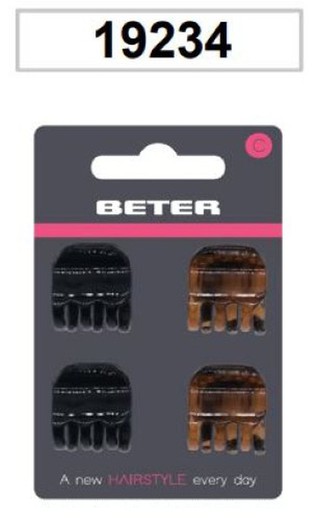 Beter Pinza 2.5Cm Concha/Negro(4)R19234