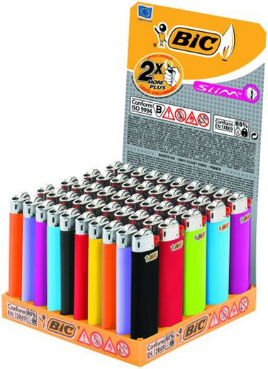 Bic Encendedor Liso Colores J23 ( 1 encendedor)
