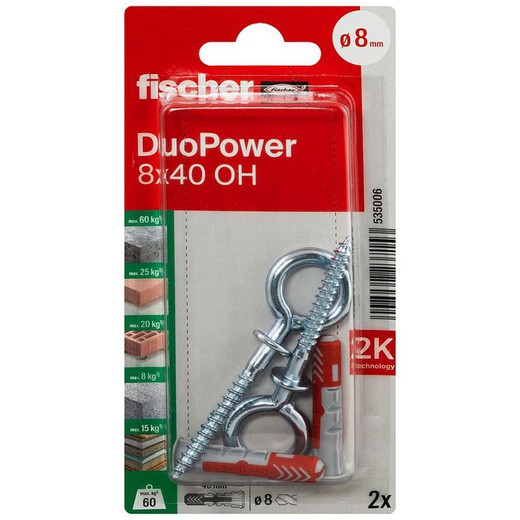 Blister Duopower 8X40 Oh Bl 2 Ud.Fischer