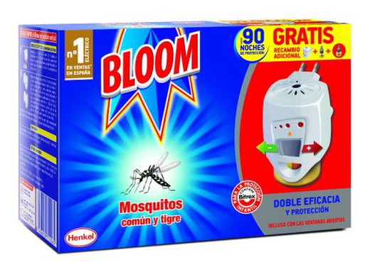 Bloom liquide. Appareil anti-moustiques + 2Rec