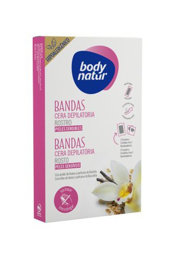 Body Natur Depil Bandas Facial (12)P/Sen