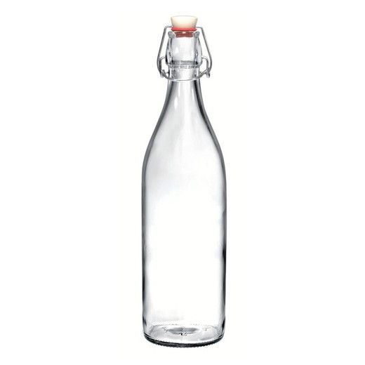 Botella cristal BORMIOLI Botella Giara Transp. 1 Litro Bormioli