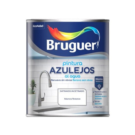 Br Pint. Azulejos Agua Sat Blanco 750Ml