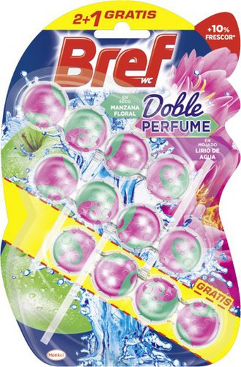 Bref Wc Doble Perfume Manzana-Lirio (2+1