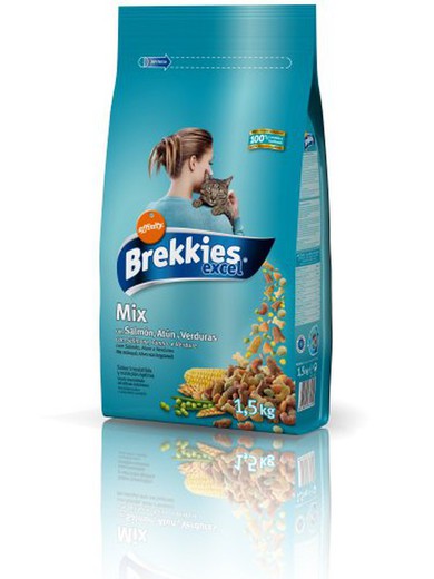 Brekkies Cat 1.5Kg Mix Poisson