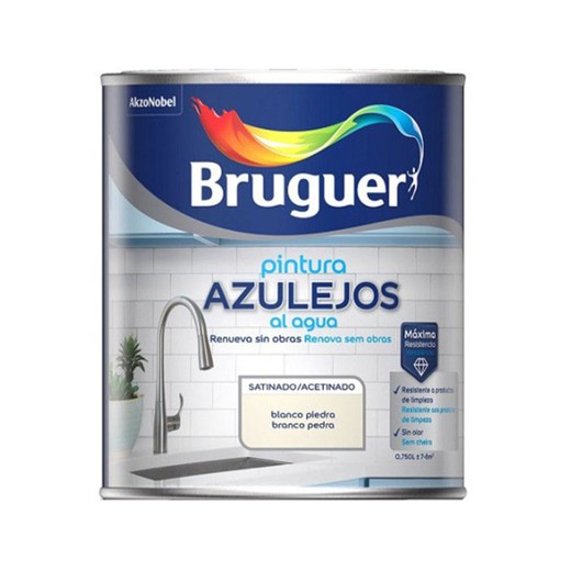 Br.Pint. Azu. Agua Satblanco Piedra750Ml