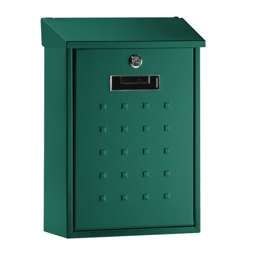 Caixa de correio exterior premium ARREGUI. Caixa de correio externa de aço premium verde